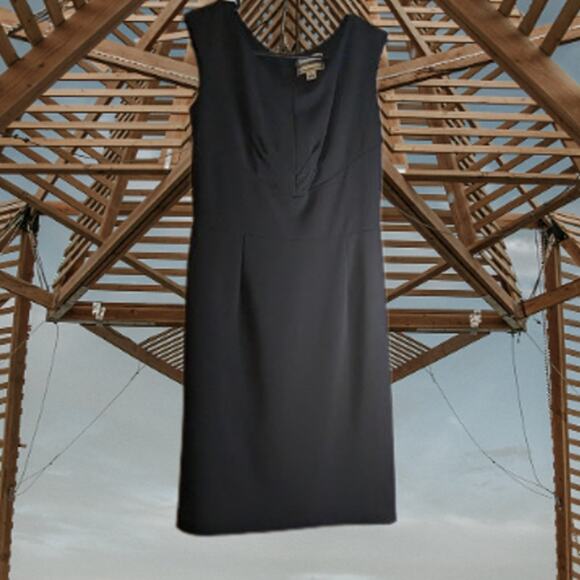 Karin Stevens 10 sleeveless, black, sheath dress. Office, Date night, party - Picture 1 of 1